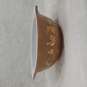 Vintage Pyrex Bowl Rooster & Eagle #444